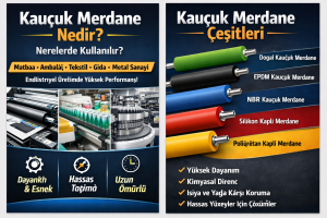 Kauçuk Merdane Nedir? Nerelerde Kullanılır?